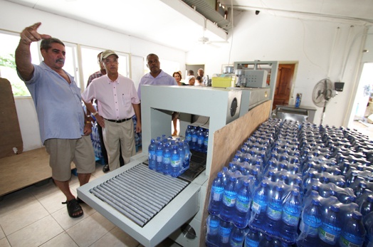 President Michel visits businesses in the Anse Etoile and Glacis districts