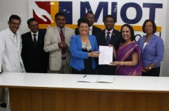 Seychelles and MIOT Hospitals sign New Training Partnership