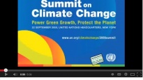 President's statement for 2009 UN Climate Change Summit